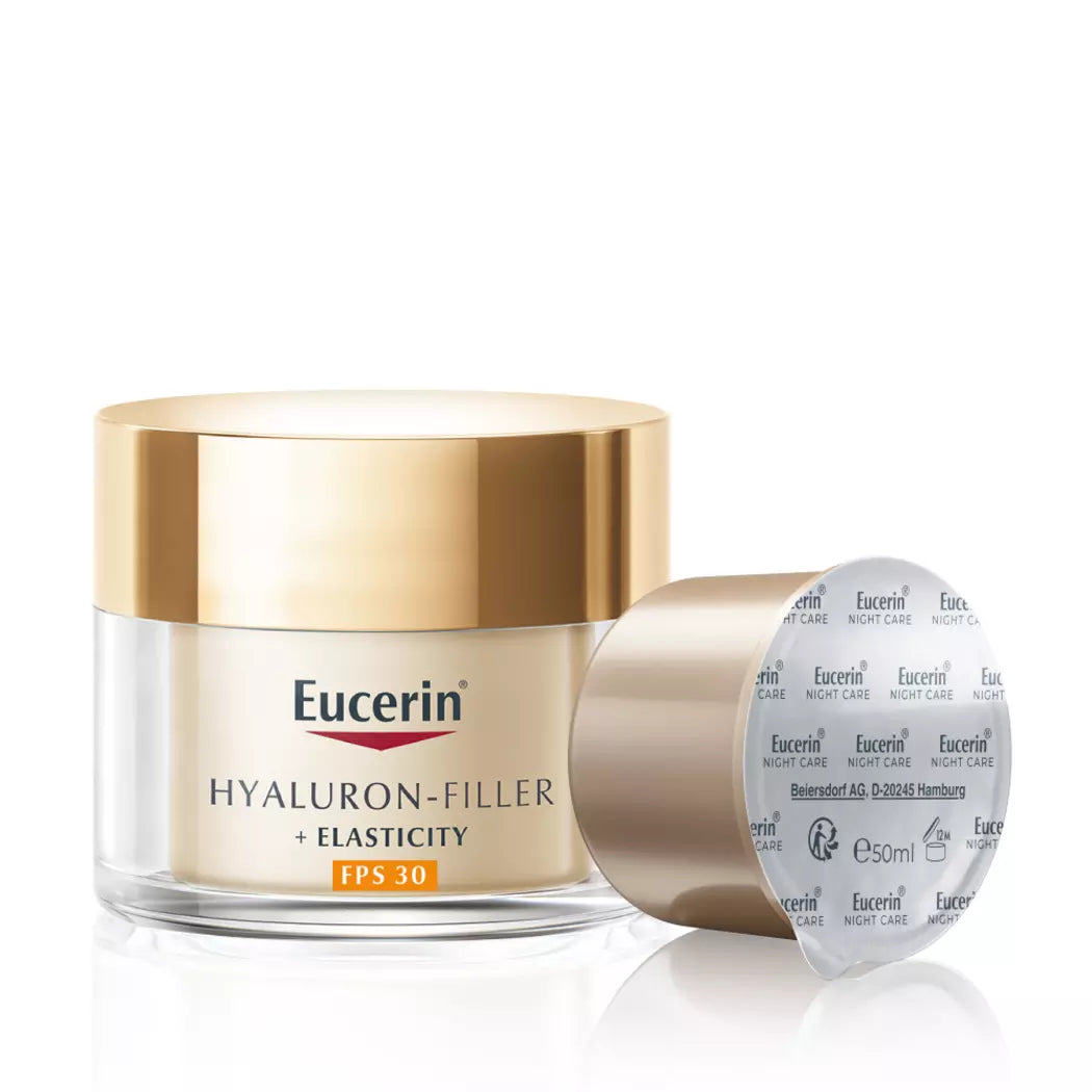 Set Eucerin Rutina Elasticity Filler fps30 + Refill Antiedad