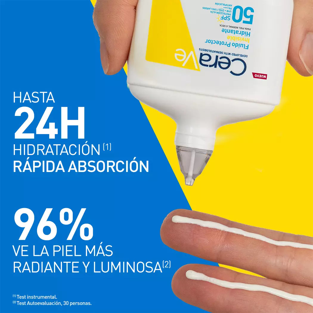Protector solar rostro Invisible Oil Control Fluido FPS50+ 50ml