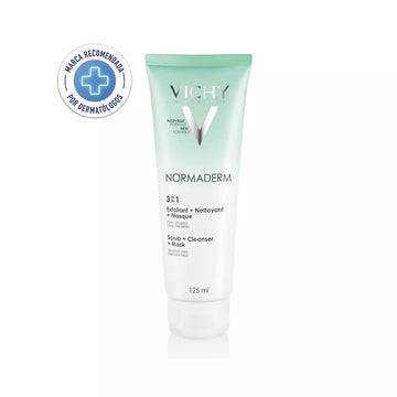 Exfoliante Normaderm 3 en 1 Exfoliante + limpiador + Mascarilla 125 ml