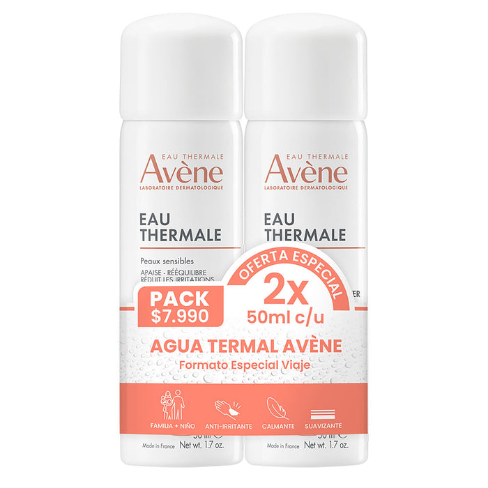 Pack Agua Termal 50ml x2