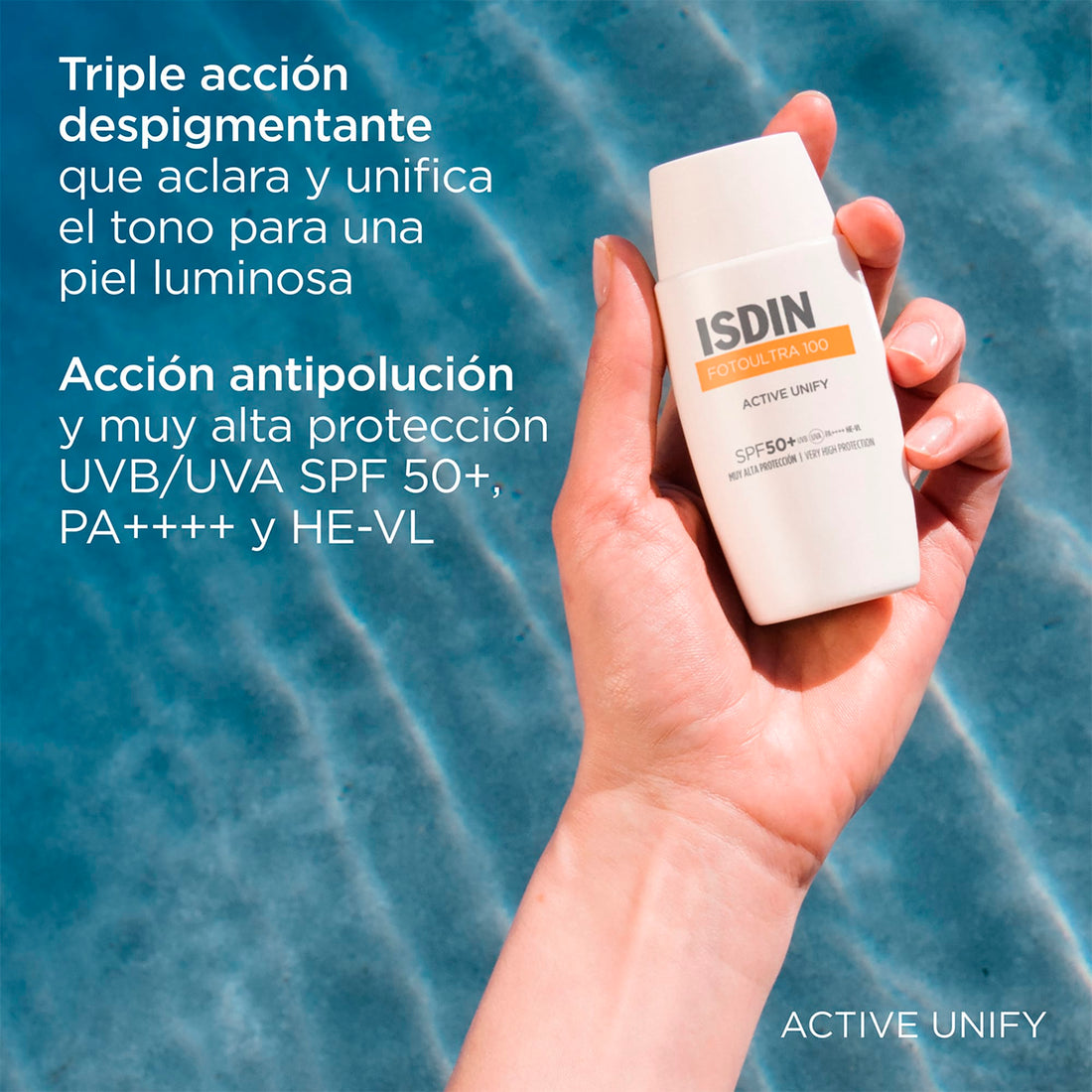 Isdin Fotoprotector Fotoultra 100 Active Unify Sin Color SPF 50+ 50ml