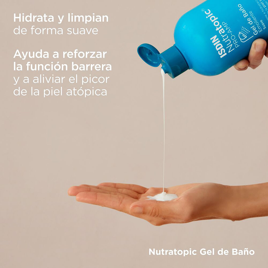 Isdin Nutratopic Pro-AMP Gel de baño emoliente 400ml