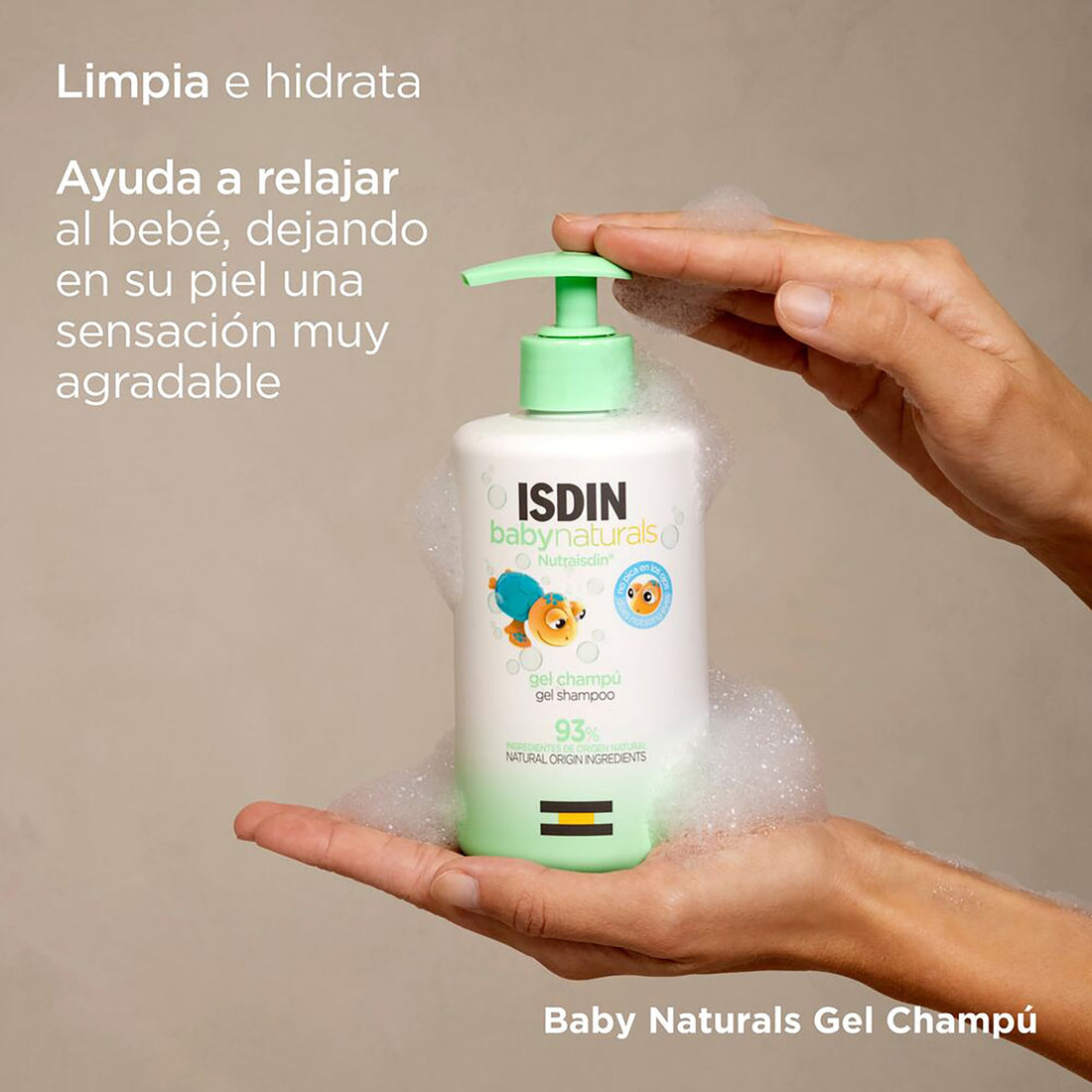 Isdin Baby Naturals Gel Champú 400ml