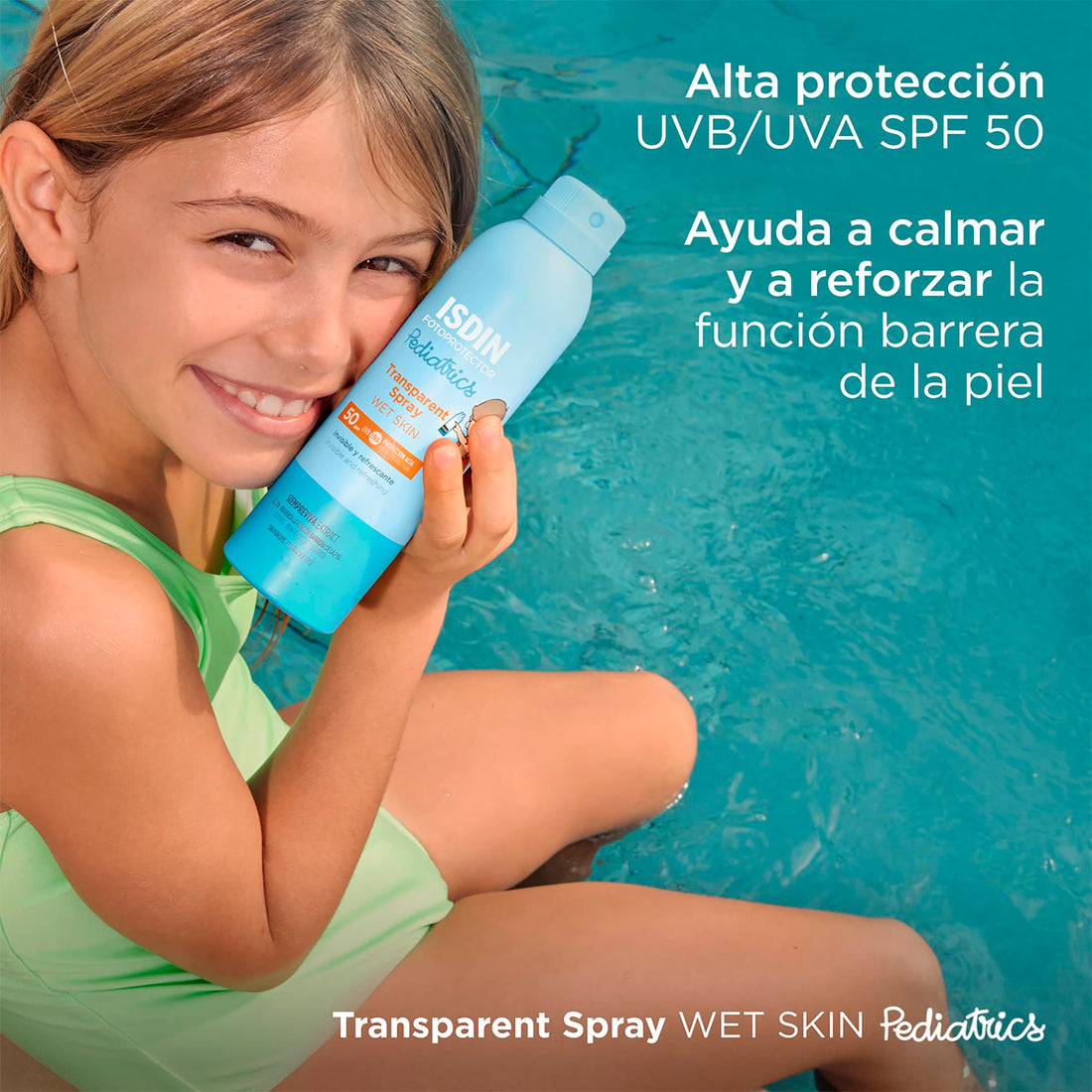 Isdin Fotoprotector Transparent Spray Wet Skin Pediatrics SPF 50 250ml