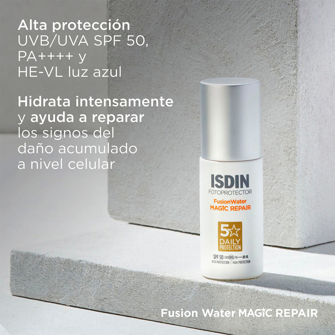 Fotoprotector Fusion Water Magic Repair SPF50 50ml