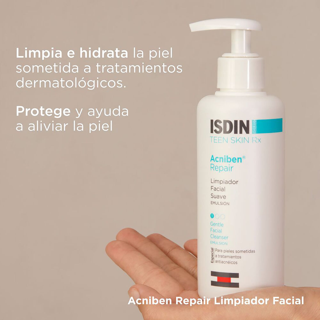 Isdin Acniben Repair Limpiador Facial Suave 180ml