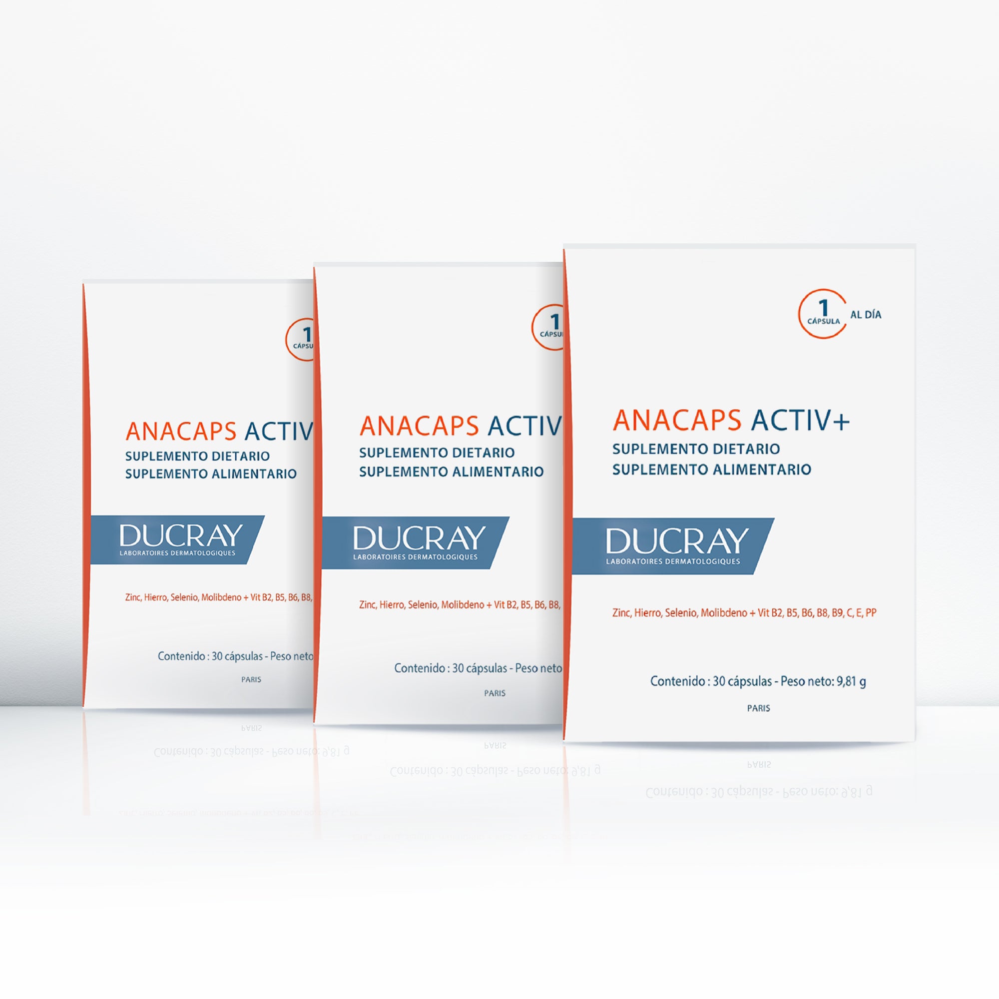 Anacaps Activ+ Anti-caída Pack 2+1