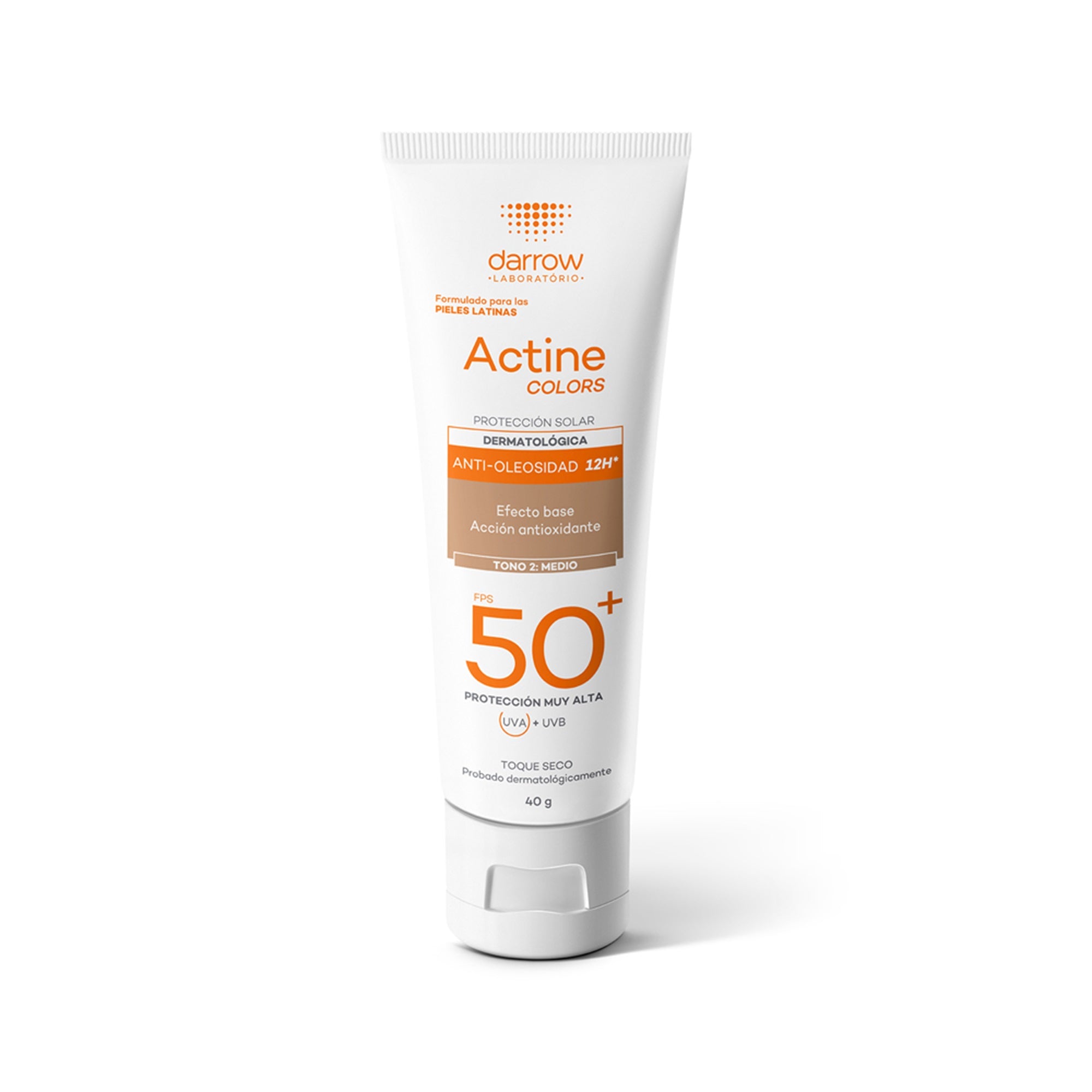 Darrow Fotoprotector Actine Colors SPF50 40ml - Tono Medio