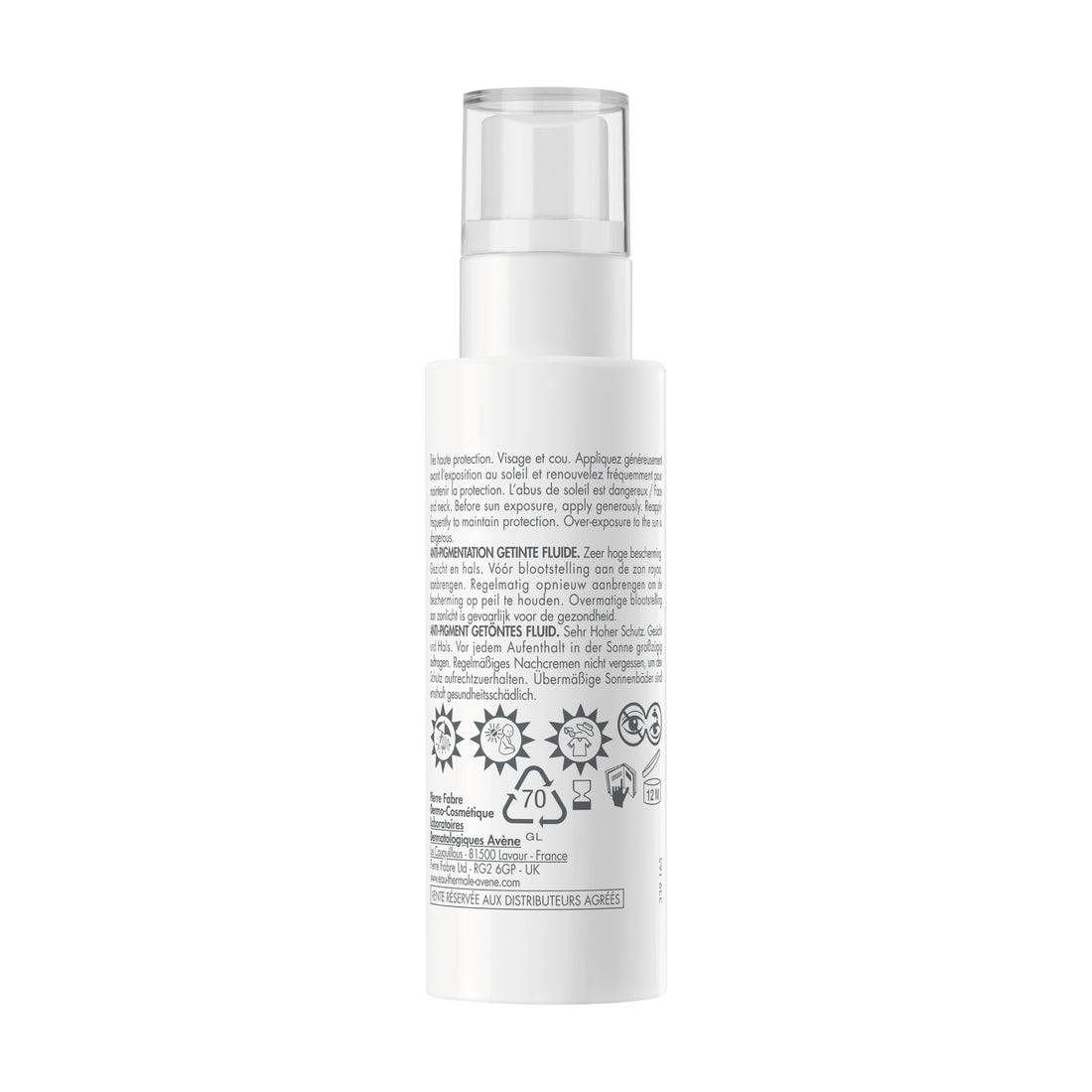 Avene Fotoprotector Fluido Antimanchas SPF50+
