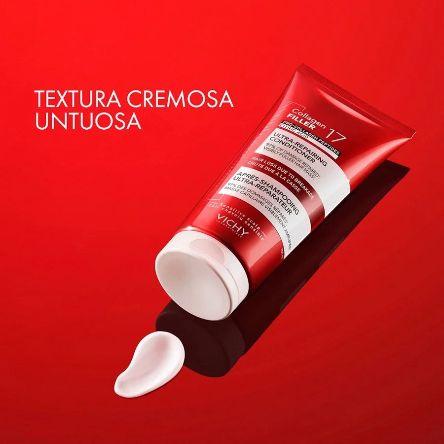 Acondicionador Dercos Collagen 17 filler ultra reparador 200ml