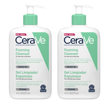 Dúo Cerave Gel Limpiador Espumoso 473ml