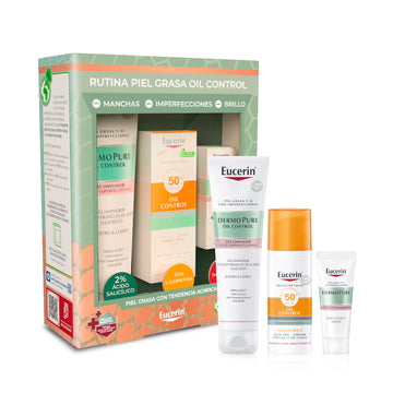 Set Rutina Piel grasa oil control Tendencia Acneica + Dermopure