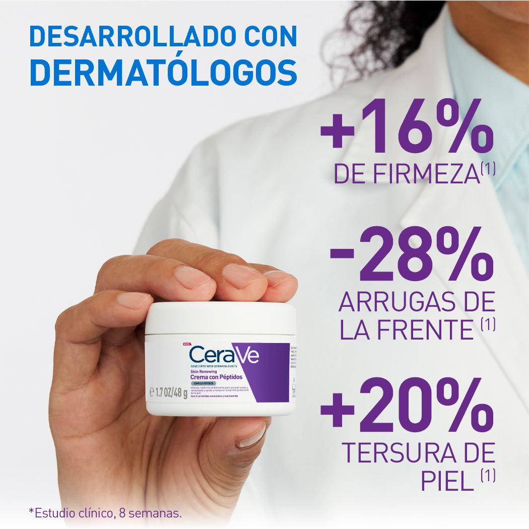 Beneficios de Cerave Skin Renewing Crema con Péptidos