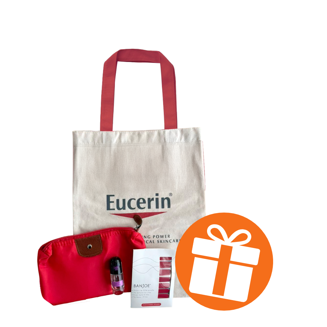 Regalo: Tote Bag + neceser + esmalte Eucerin