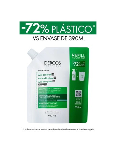 Shampoo Dercos Refill anticaspa DS ECO 390ml