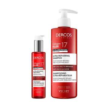 Pack Dercos Collagen 17 Filler Shampoo 400ml y Pre-Shampoo 150ml
